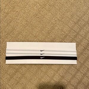 Nike White and Black Headbands